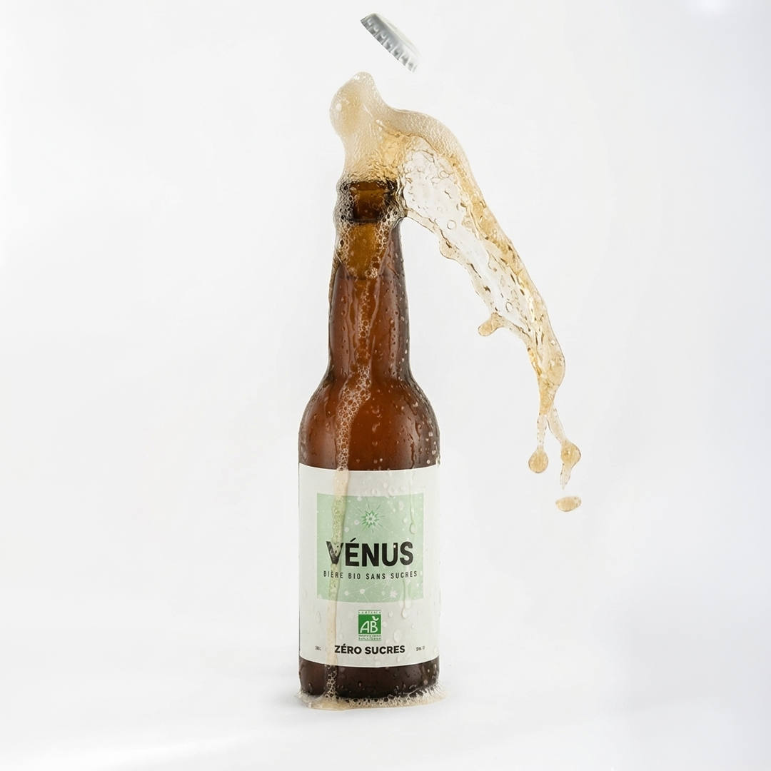 🍺 Vénus Zéro Sucres 5° : la bière légère qui allie plaisir et bien-être !